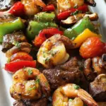 Grilled Steak & Shrimp Kabobs Grilled Steak & Shrimp Kabobs