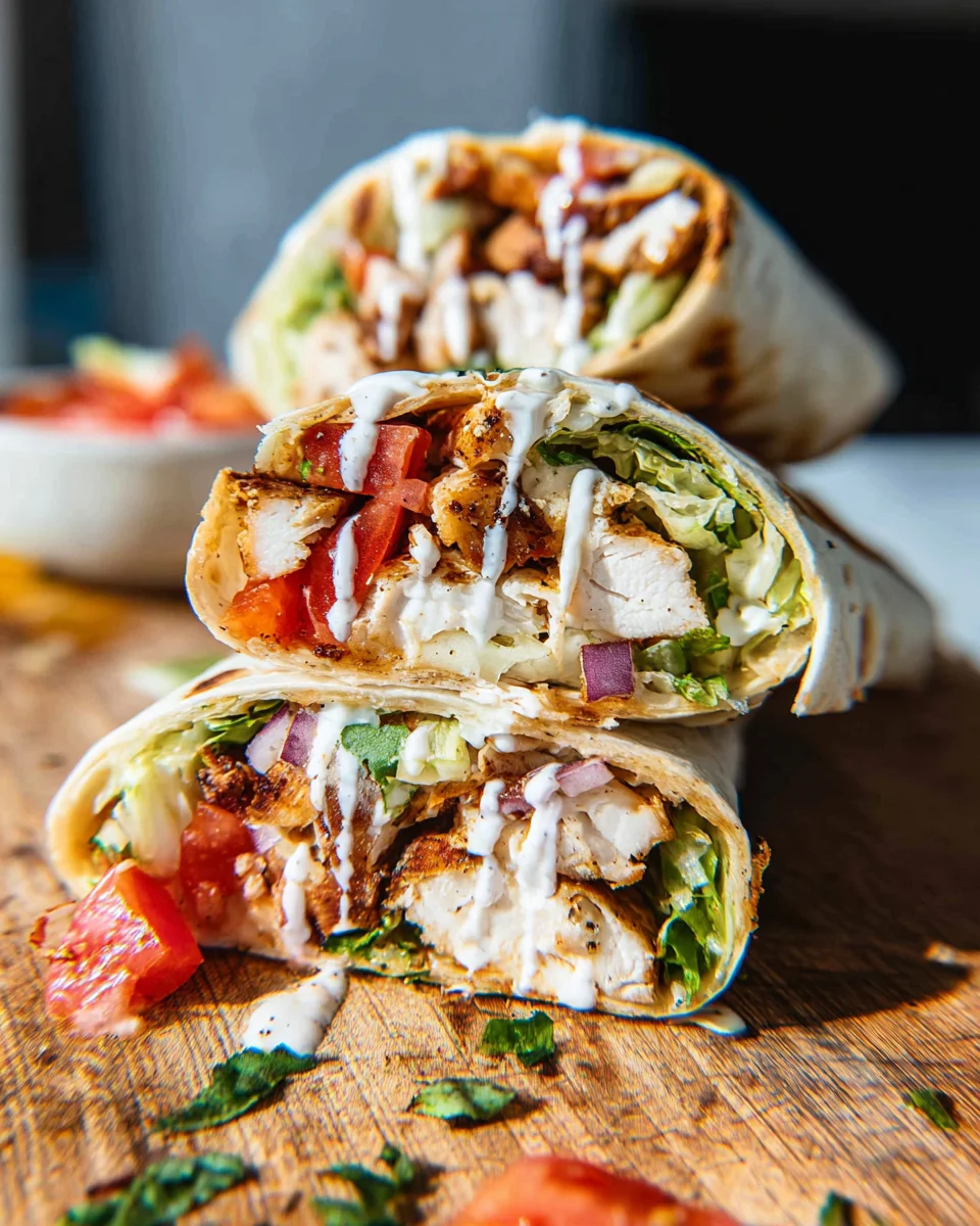 Healthy Grilled Chicken Ranch Wraps Healthy