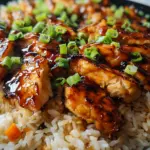 Honey BBQ Chicken Rice Honey BBQ Chicken Rice
