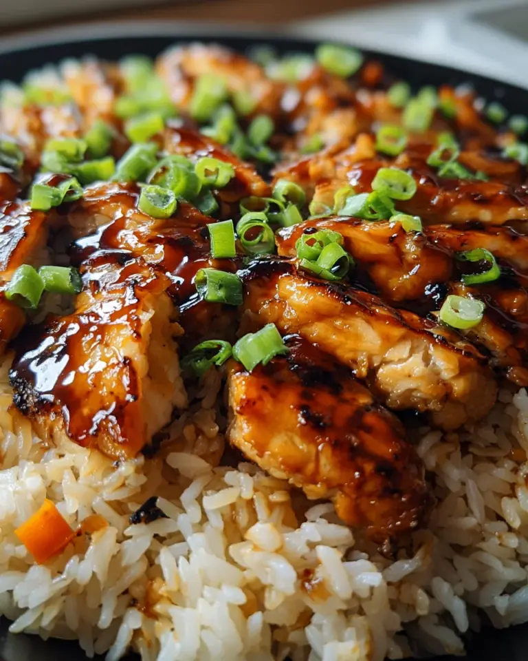 Honey BBQ Chicken Rice