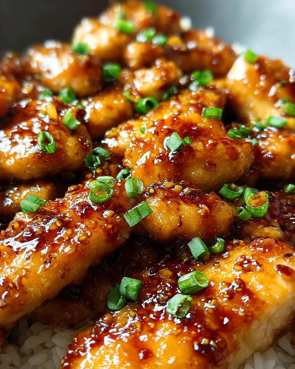 Honey Garlic Chicken Recipe Honey