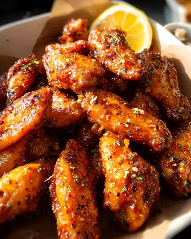 Honey Lemon Pepper Wings