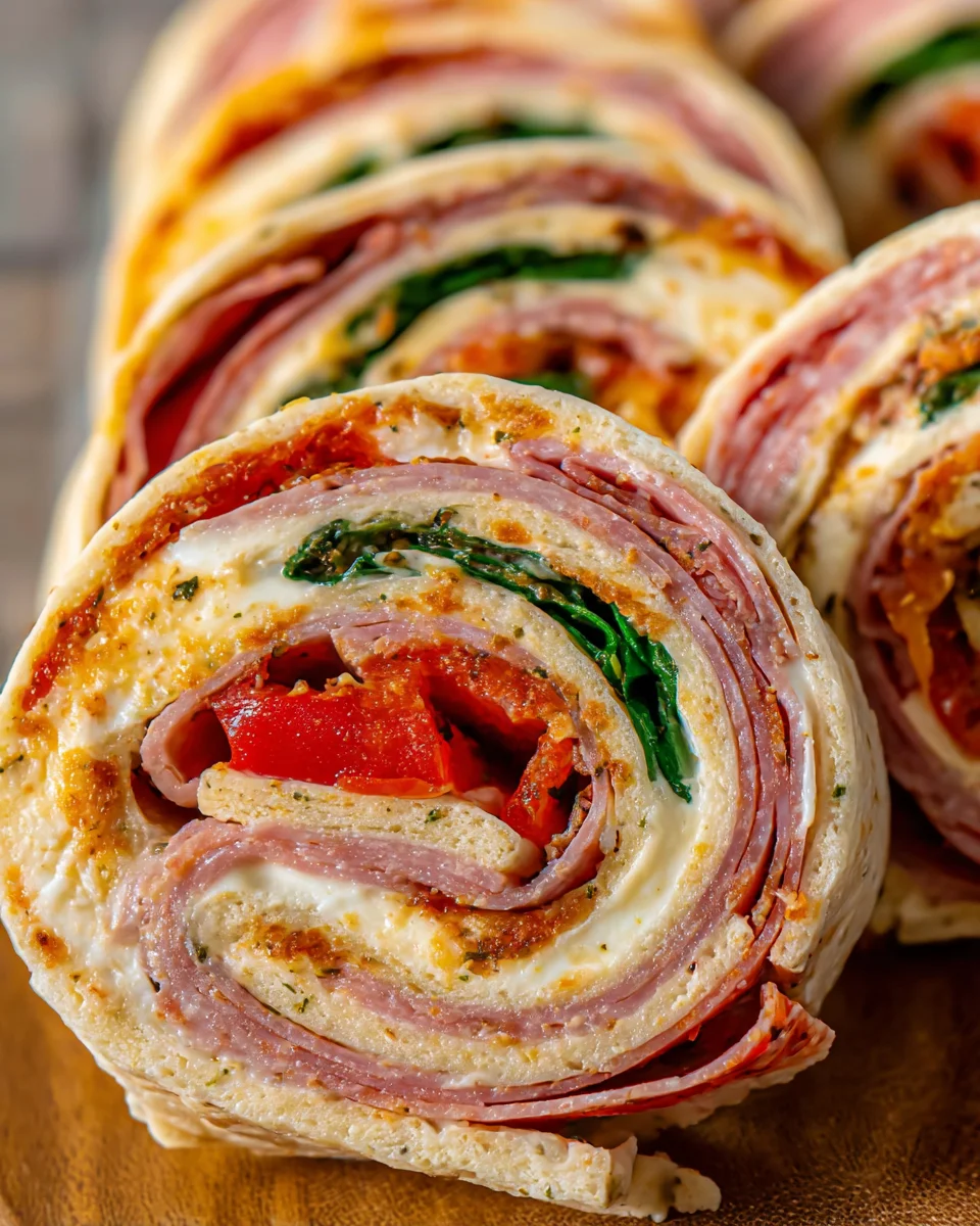 Italian Deli Pinwheel Sandwiches Italian