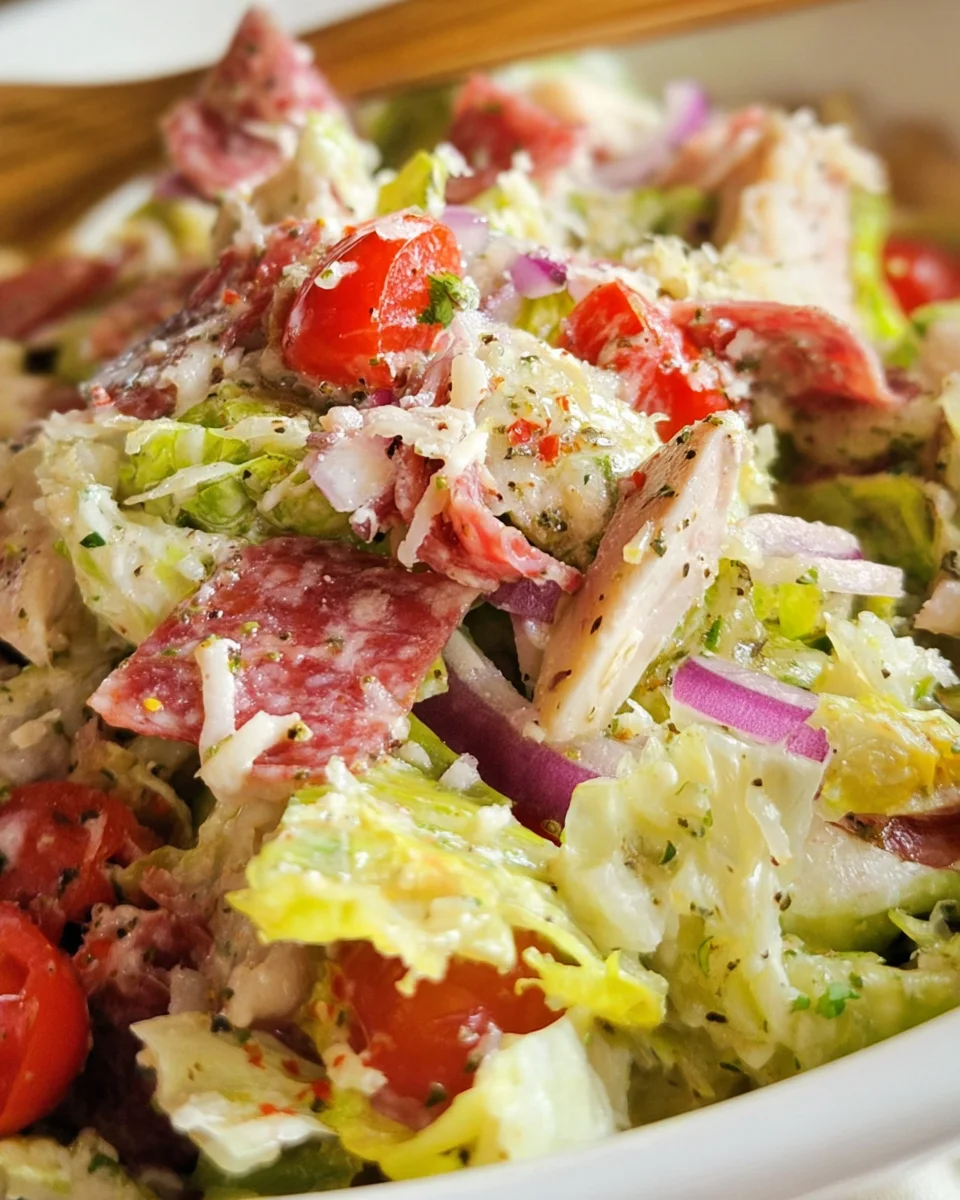 Italian Grinder Salad (Chopped Sub Salad) Italian Grinder Salad (Chopped Sub Salad)