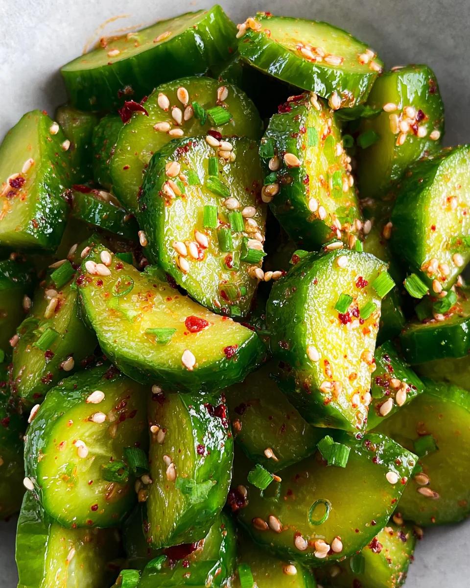 Korean Cucumber Salad Korean