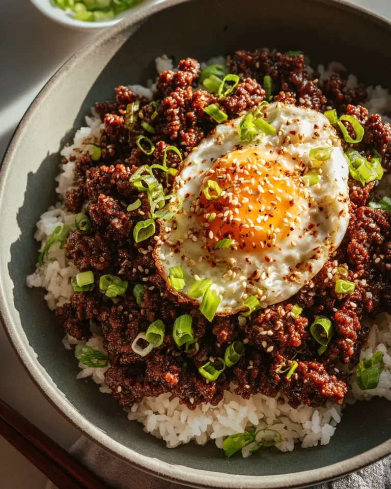 Korean Ground Beef Bowl (25-Minutes)