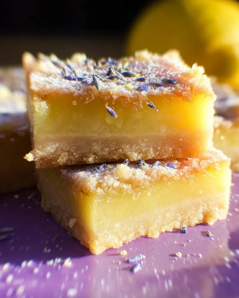 Lavender Lemon Bars
