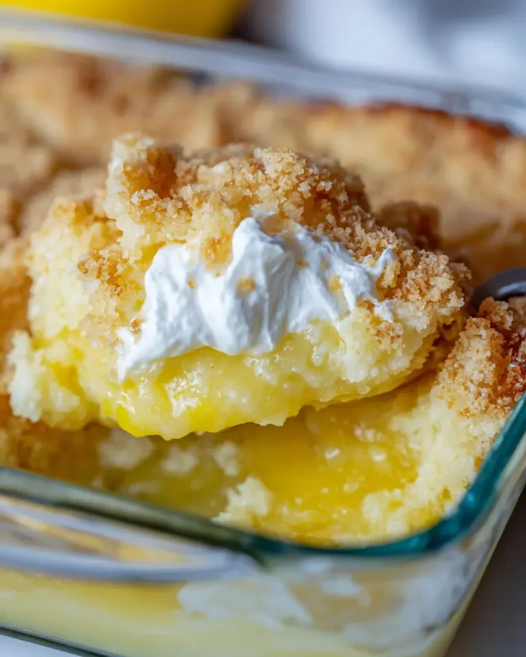 Lemon Cream Cheese Dump Cake Recipe