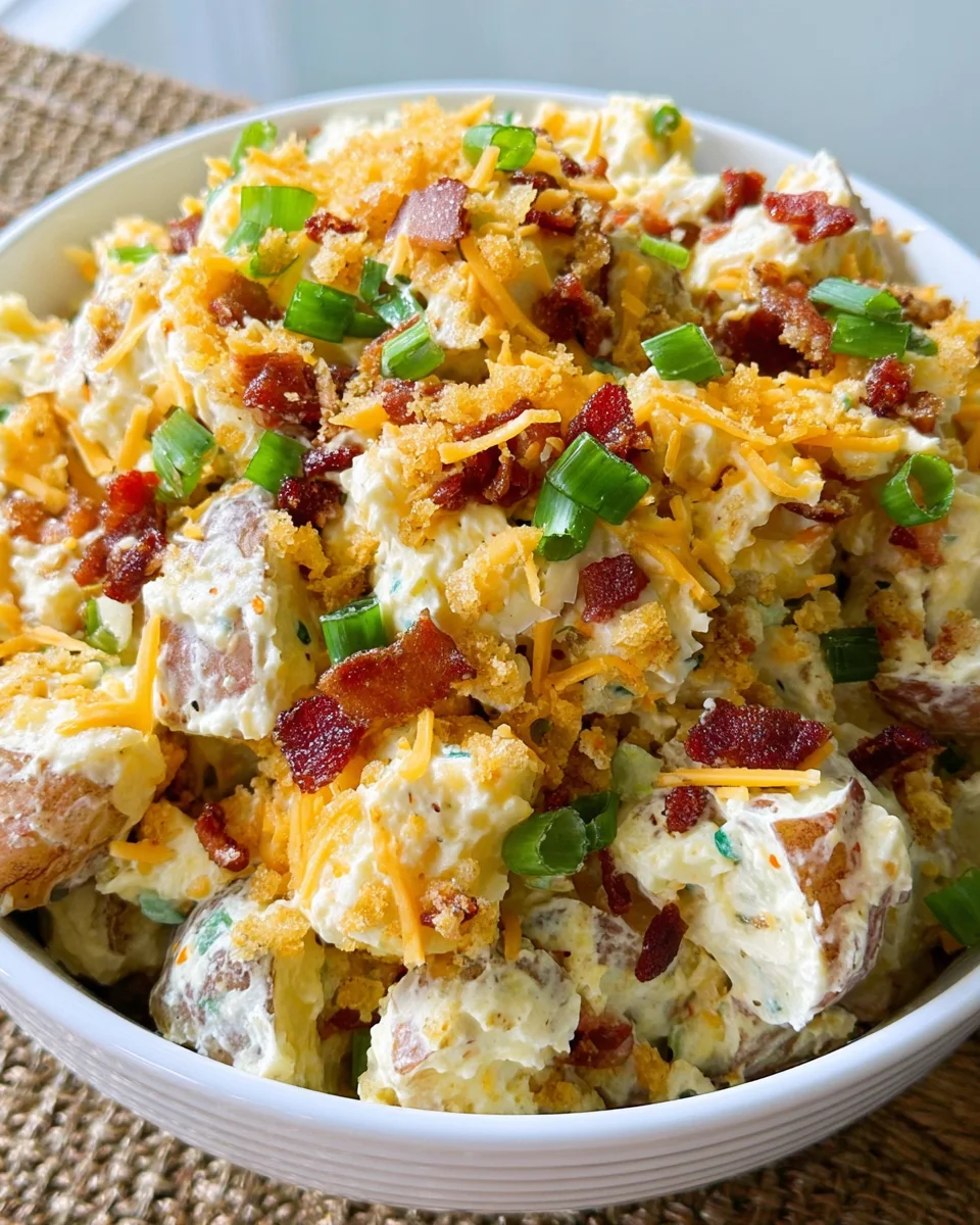 Loaded Potato Salad Easy Summer Salad Loaded
