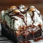 Marshmallow Chocolate Poke Cake Marshmallow Chocolate Poke Cake
