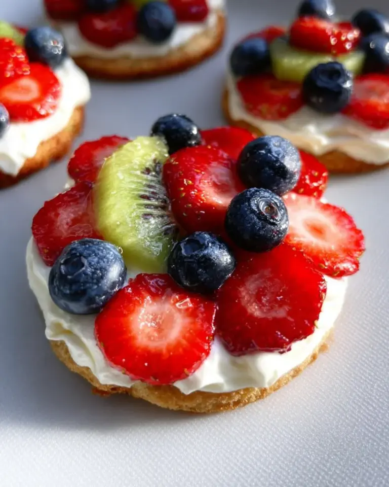 Mini Fruit Pizzas