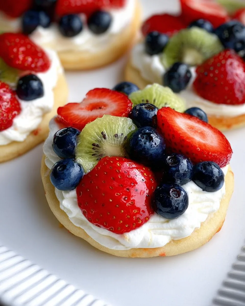 Mini Fruit Pizzas Mini