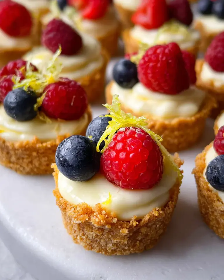 Mini Lemon Cheesecake Tarts