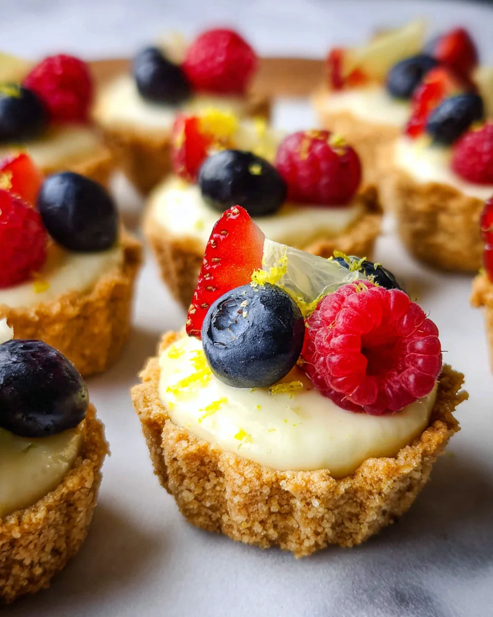 Mini Lemon Cheesecake Tarts Mini
