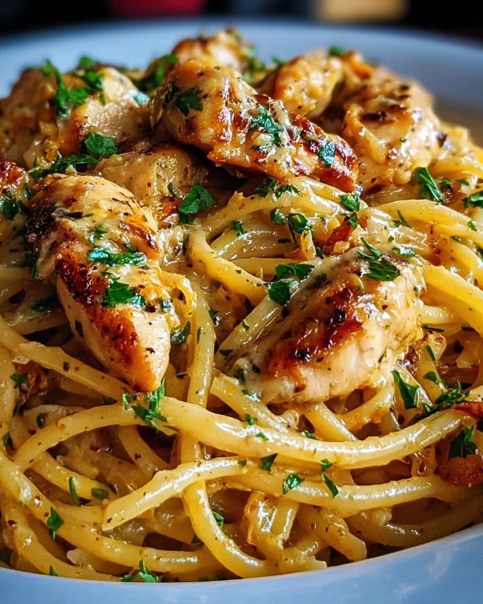 Monterey Chicken Spaghetti Monterey