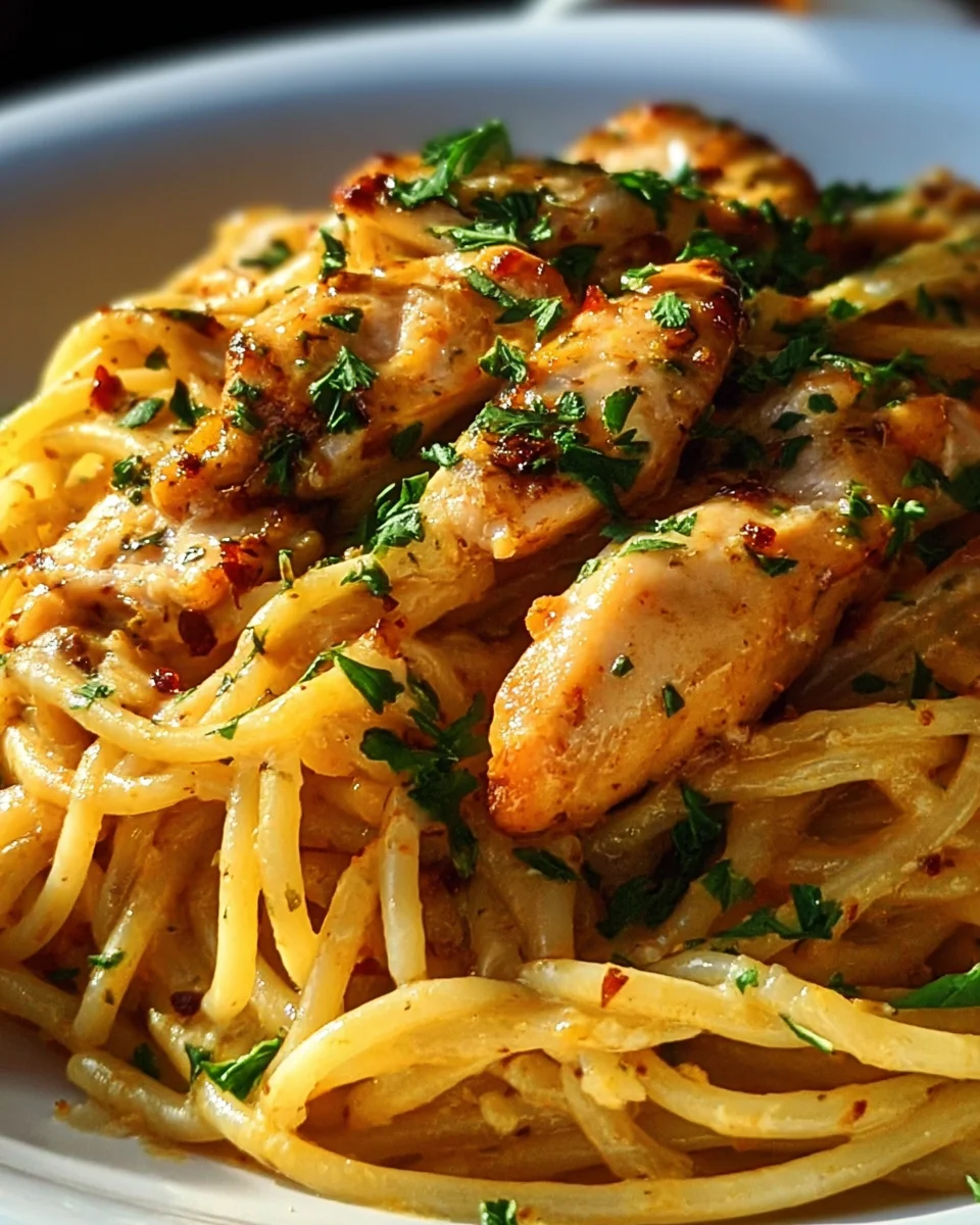 Monterey Chicken Spaghetti Monterey
