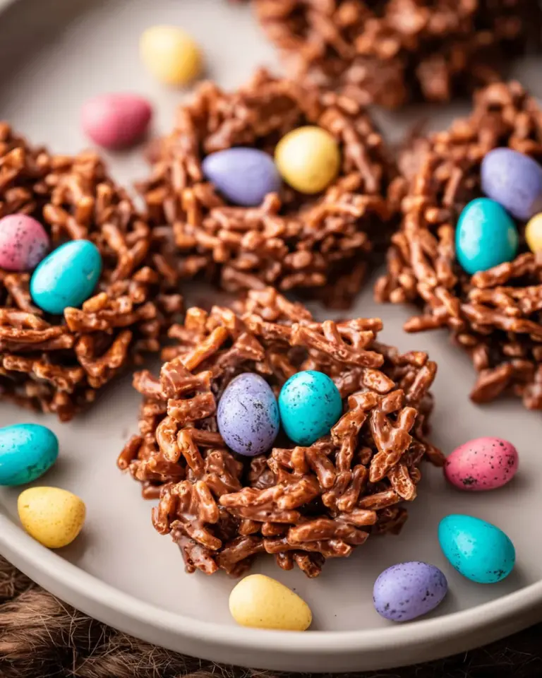 No-Bake Chocolate Bird Nests