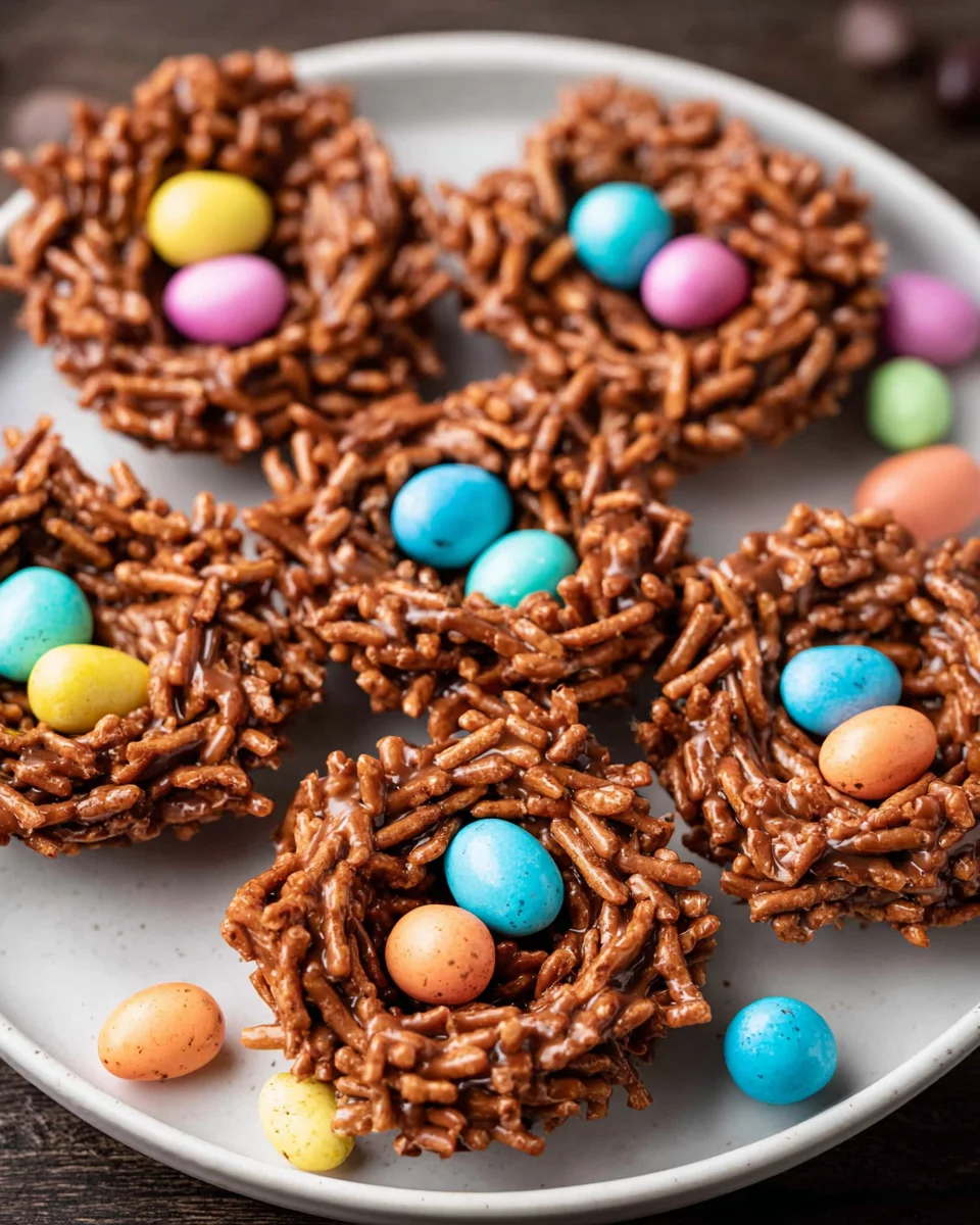 No-Bake Chocolate Bird Nests No-Bake