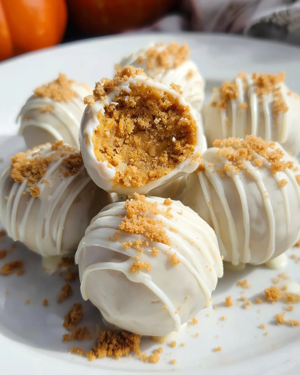 No Bake Pumpkin Balls No