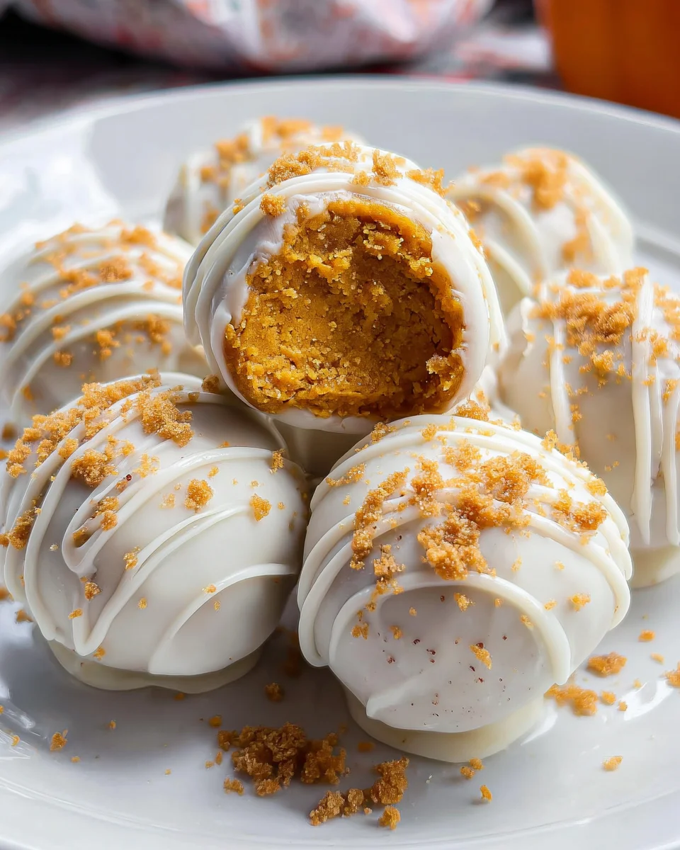 No Bake Pumpkin Balls No