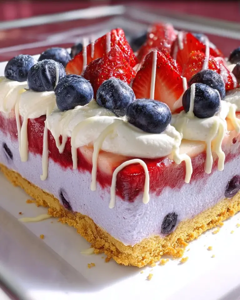 No Bake Summer Berry Delight