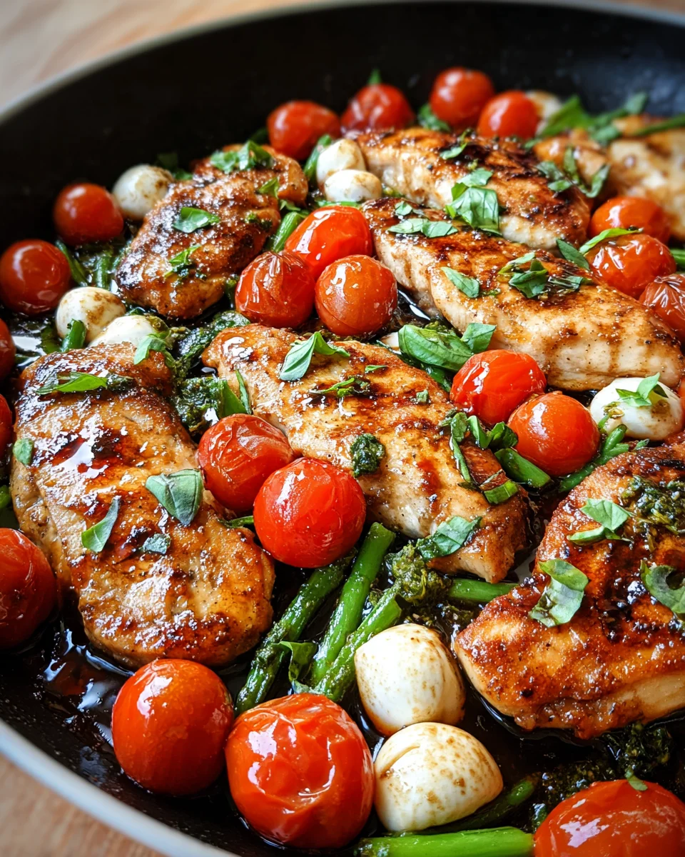One Pan Balsamic Chicken One