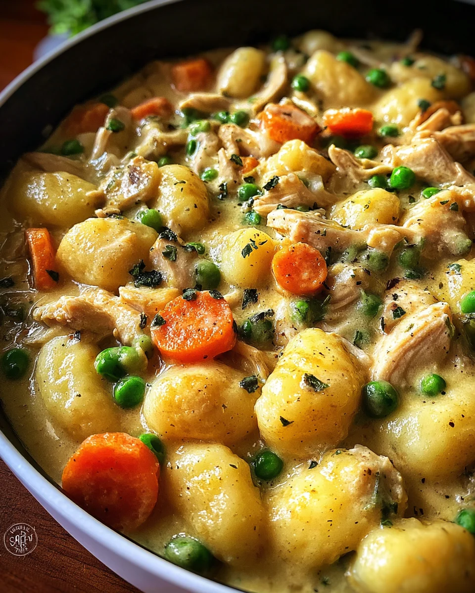 One Pot Gnocchi Chicken Pot Pie One