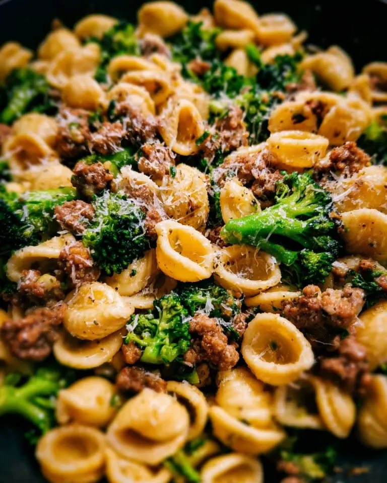 Orecchiette With Sausage And Broccoli
