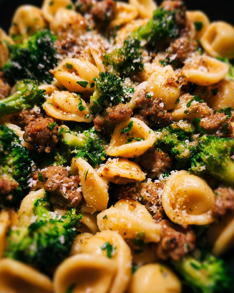 Orecchiette With Sausage And Broccoli Orecchiette