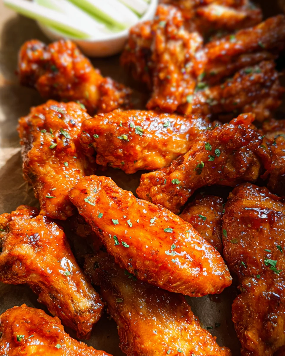 Oven-Baked Buffalo Wings Oven-Baked