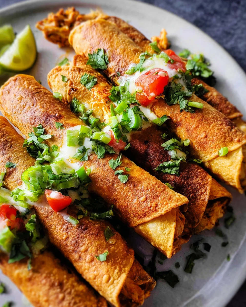 Oven Baked Chicken Taquitos Recipe Oven Baked Chicken Taquitos Recipe