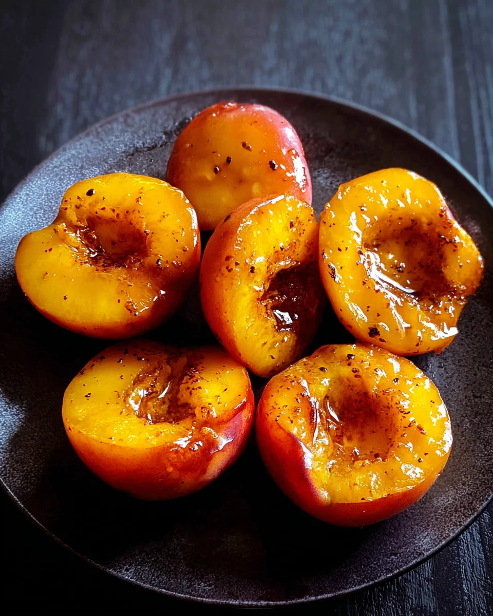 Pan Fried Peaches Pan
