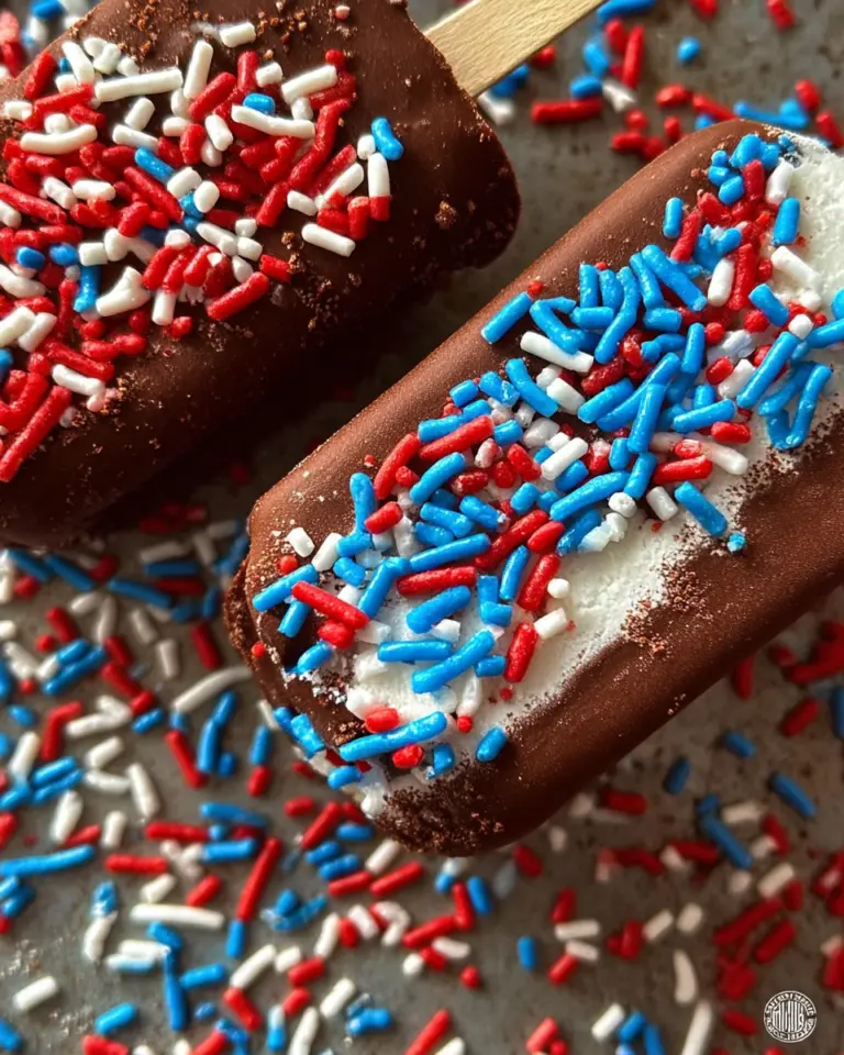 Patriotic Mini Ice Cream Sandwiches