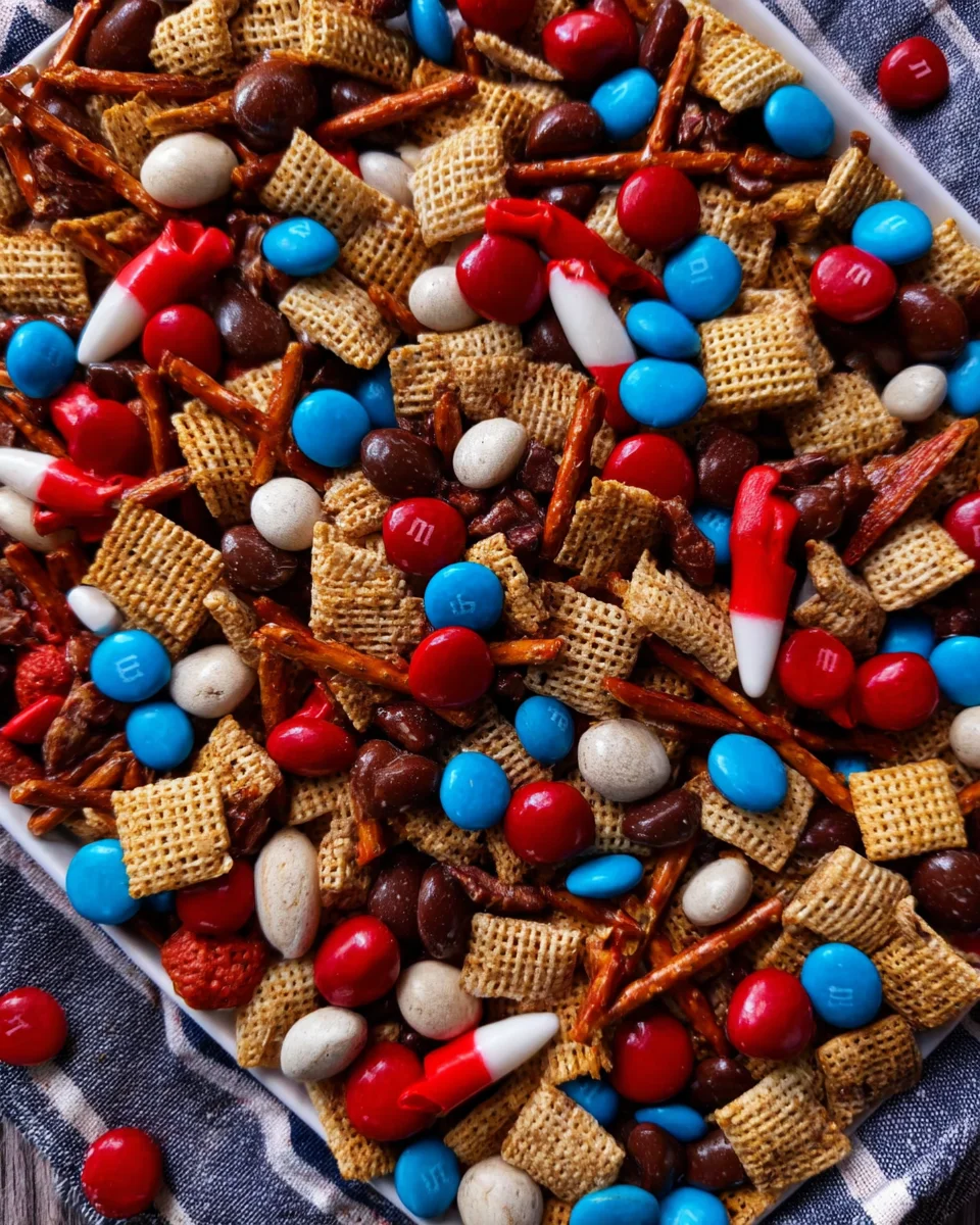 Patriotic Snack Mix Patriotic