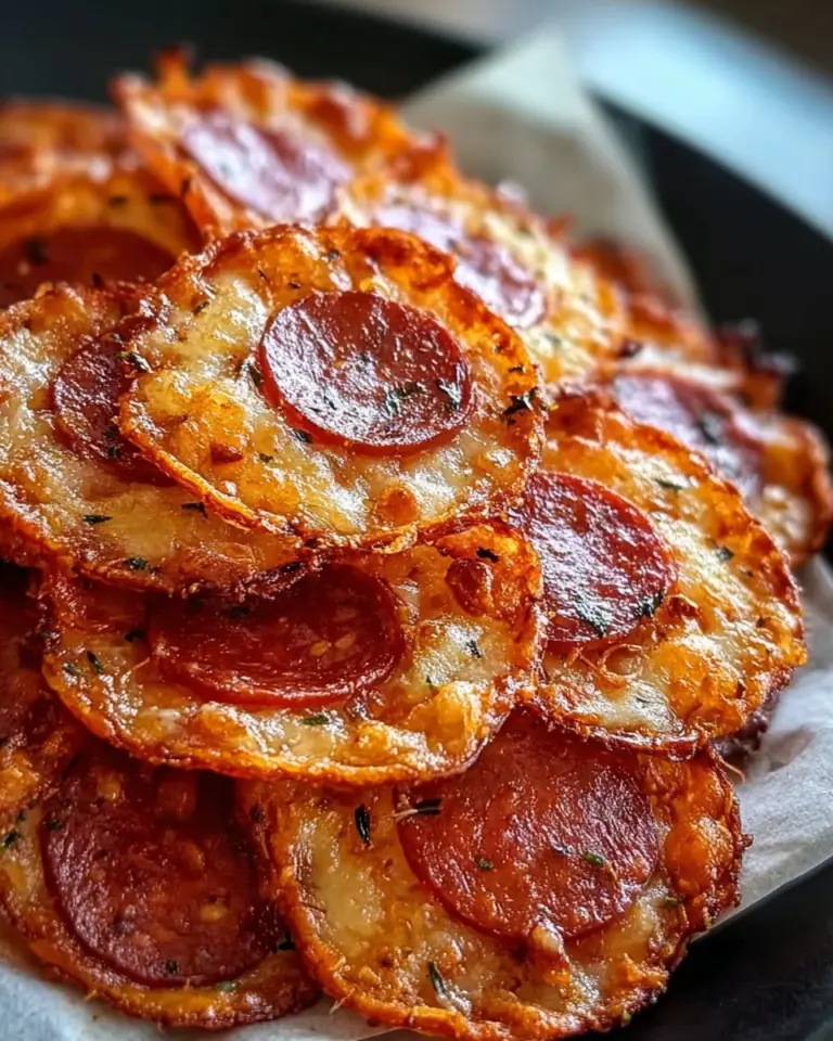 Pepperoni Cheese Crisps