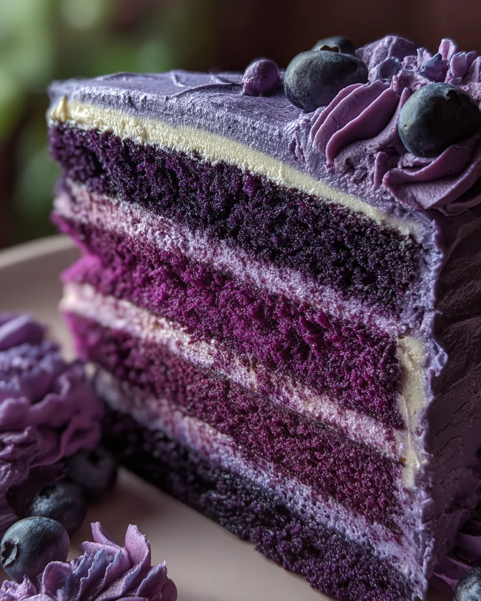 Purple Velvet Cake Purple