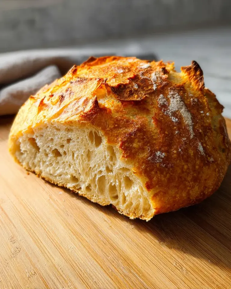 Quick and Easy No-Knead Bread