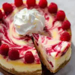 Raspberry Swirl Lemon Cheesecake Raspberry Swirl Lemon Cheesecake