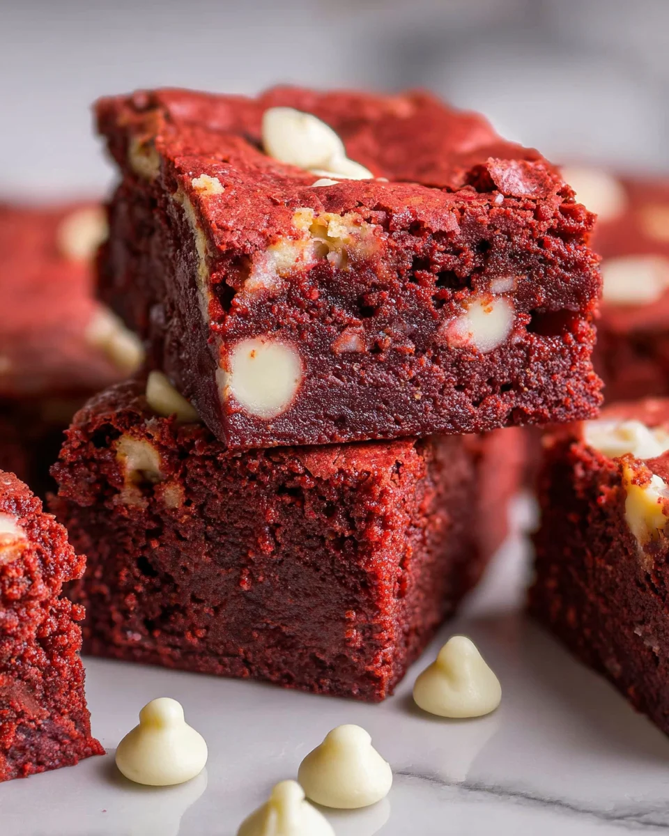 Red Velvet Brownies Red
