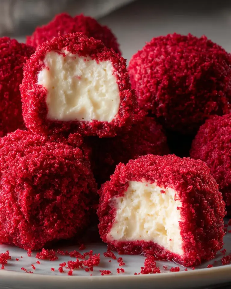 Red Velvet Cheesecake Bites