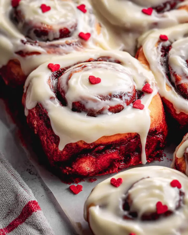 Red Velvet Cinnamon Rolls