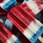 Red White and Blue Popsicles