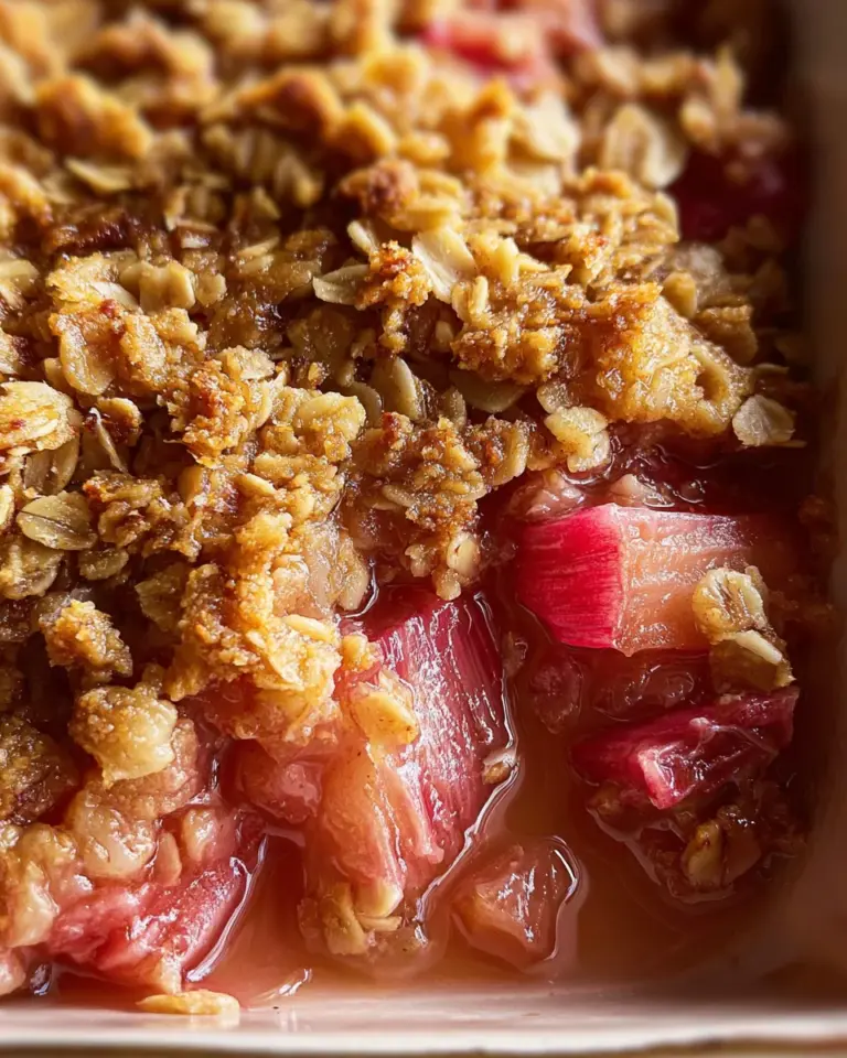 Rhubarb Crisp