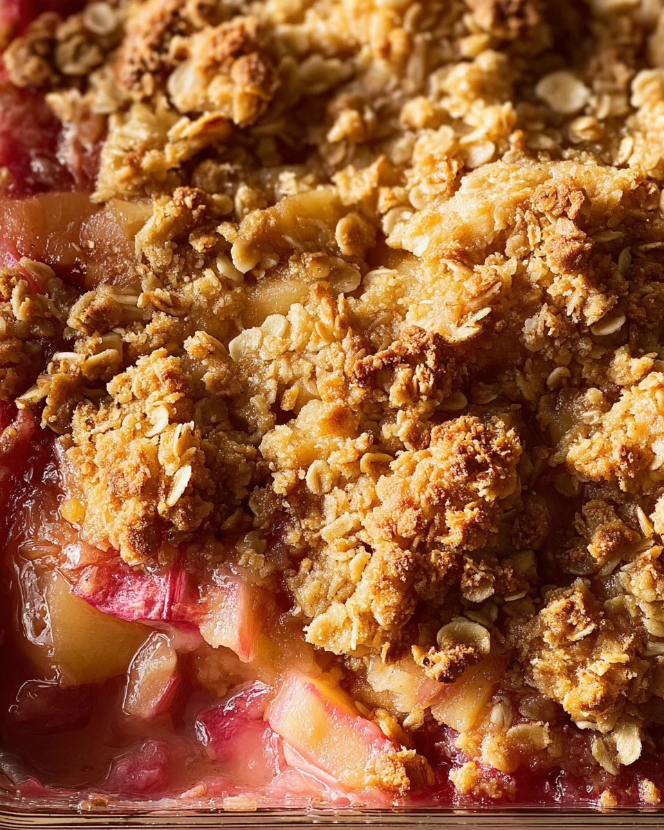 Rhubarb Crisp Rhubarb