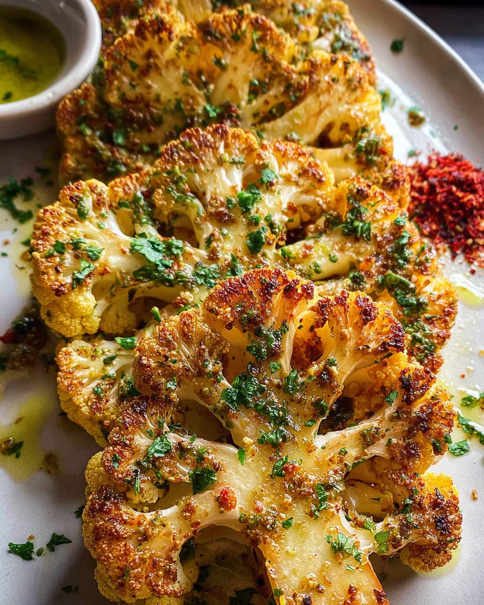 Roasted Cauliflower Steaks Roasted