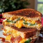 Roasted Jalapeño Popper Grilled Cheese Roasted Jalapeño Popper Grilled Cheese