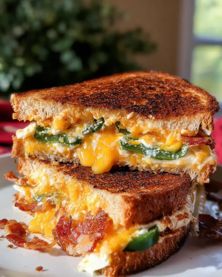 Roasted Jalapeño Popper Grilled Cheese