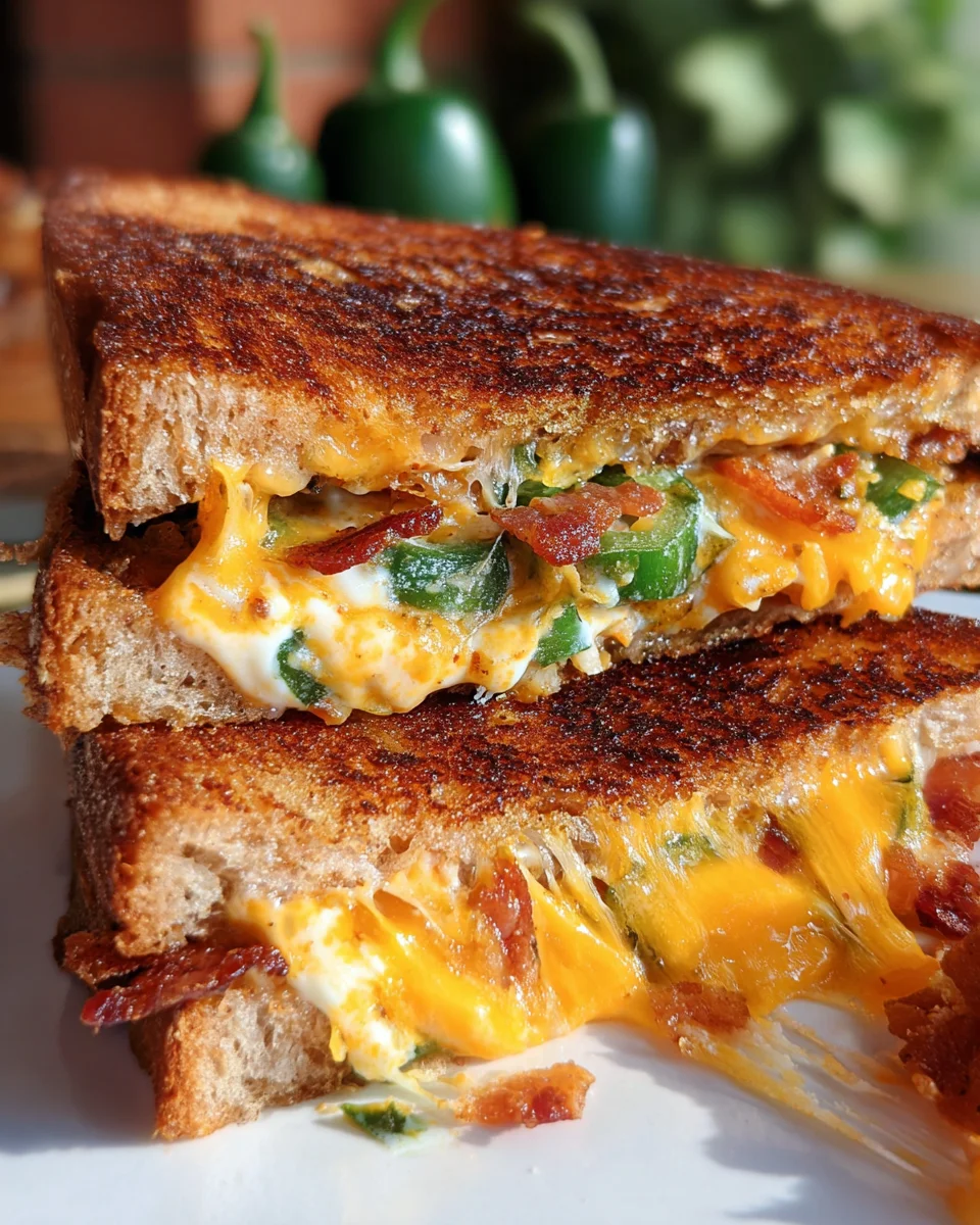 Roasted Jalapeño Popper Grilled Cheese Roasted