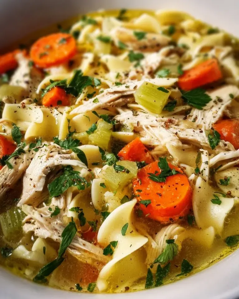 Rotisserie Chicken Noodle Soup