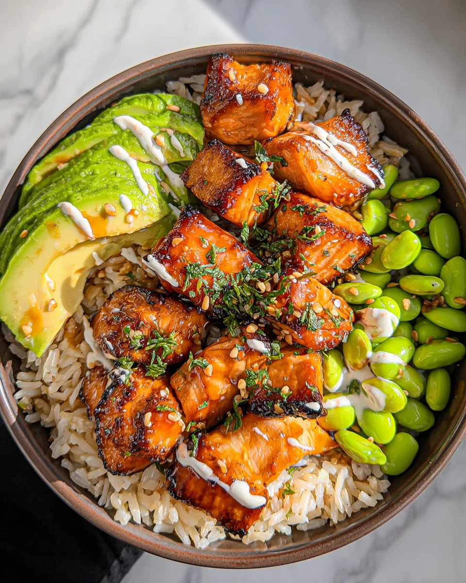 Salmon Teriyaki Bowl Salmon Teriyaki Bowl
